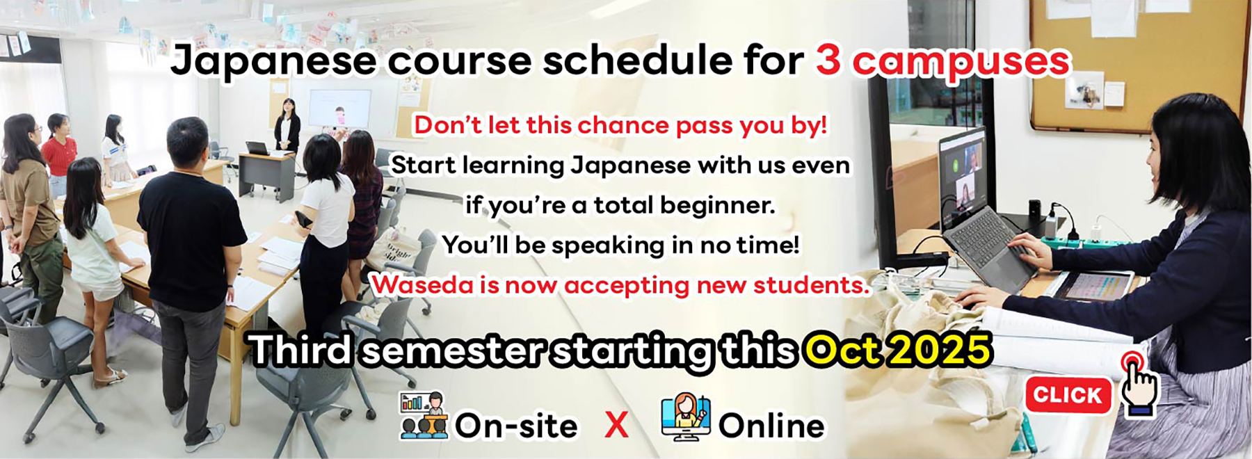 Waseda Thailand course schedule